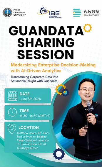 Guandata to Share AI-Driven Analytics Insights at Petra Christian University